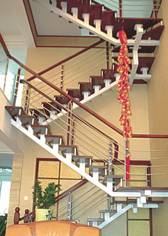 Engineering stainless steel staircase